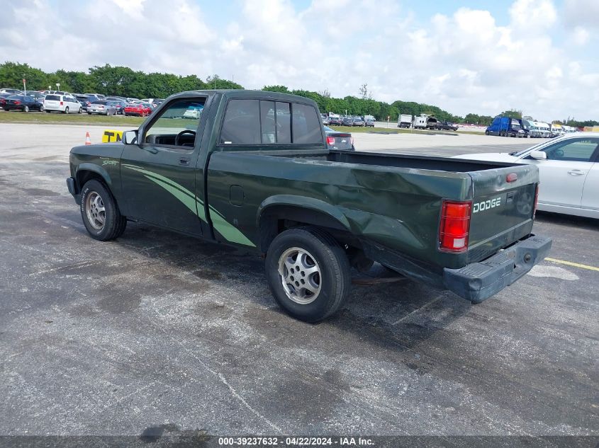 1996 Dodge Dakota VIN: 1B7FL26X5TW705816 Lot: 39236839