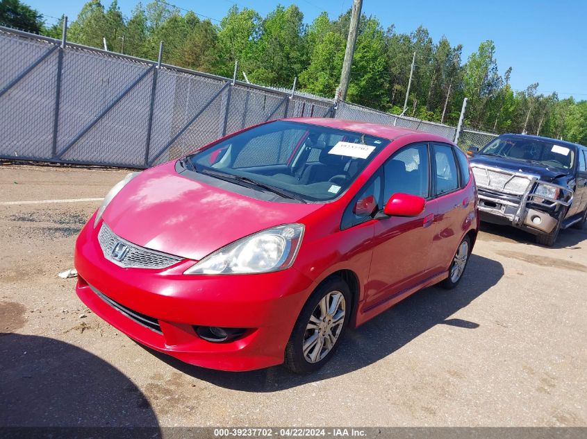 2009 Honda Fit Sport VIN: JHMGE88489S004755 Lot: 51110884