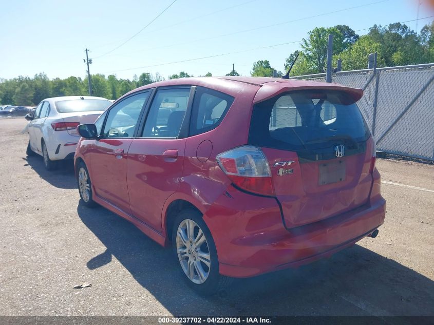 2009 Honda Fit Sport VIN: JHMGE88489S004755 Lot: 51110884