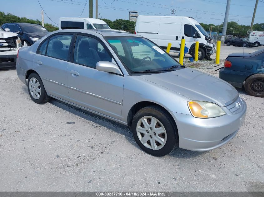 2003 Honda Civic Ex VIN: 2HGES25703H538586 Lot: 39237710