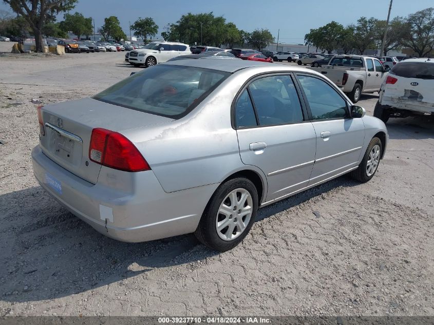 2003 Honda Civic Ex VIN: 2HGES25703H538586 Lot: 39237710