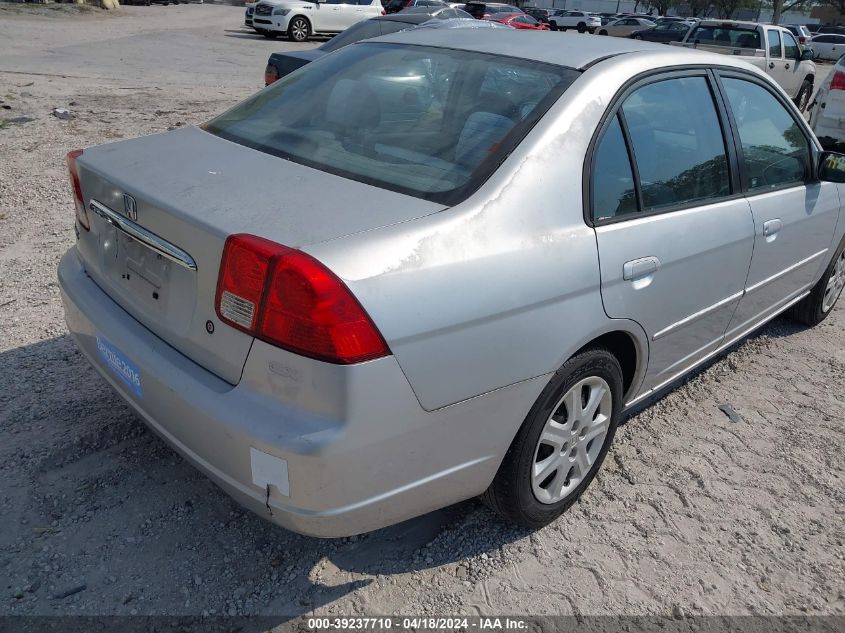 2003 Honda Civic Ex VIN: 2HGES25703H538586 Lot: 39237710