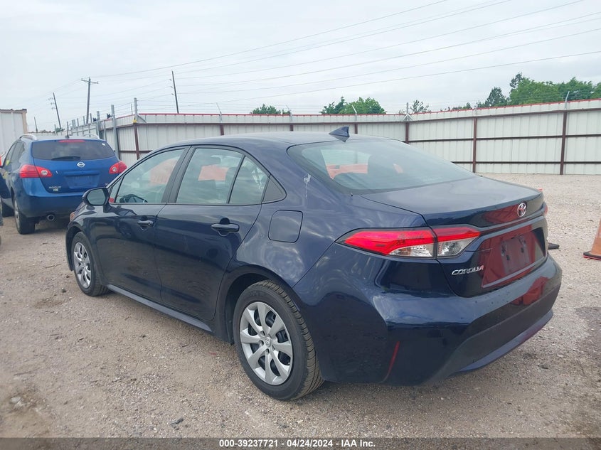 VIN 5YFEPMAE1NP310433 2022 TOYOTA COROLLA LE
