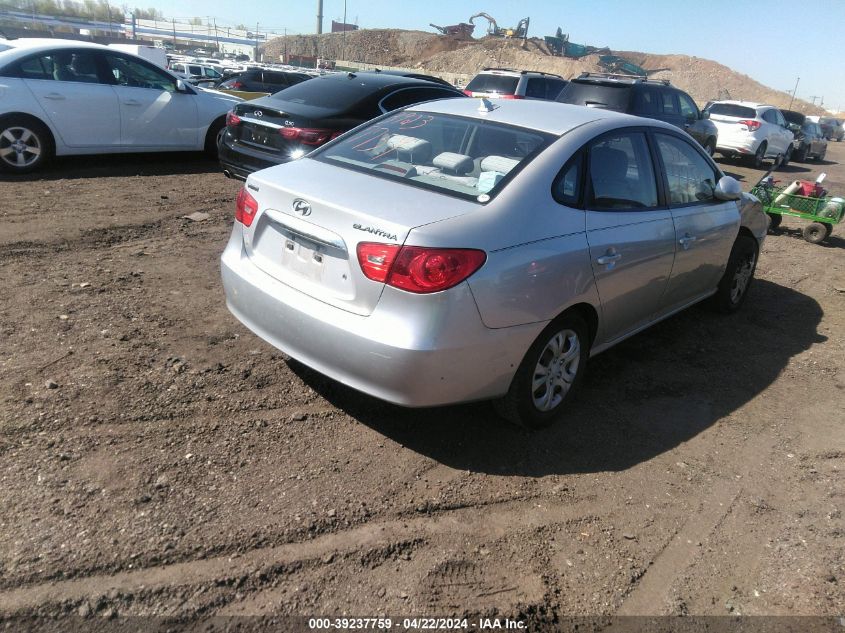 2010 Hyundai Elantra Gls VIN: KMHDU4AD4AU867227 Lot: 51255214