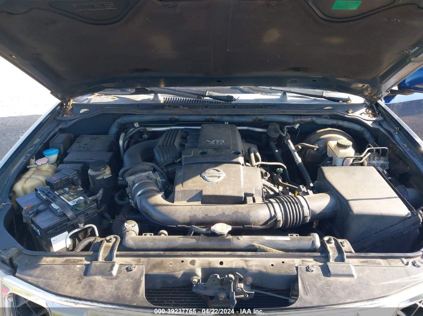 2010 Nissan Pathfinder Se VIN: 5N1AR1NB7AC621824 Lot: 39237765