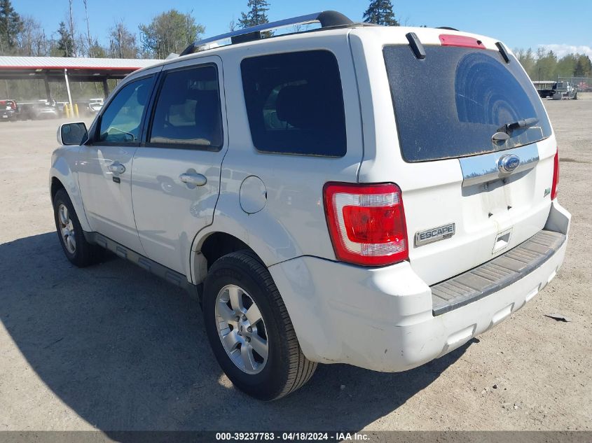 2011 Ford Escape Limited VIN: 1FMCU9EG2BKC42657 Lot: 39237783