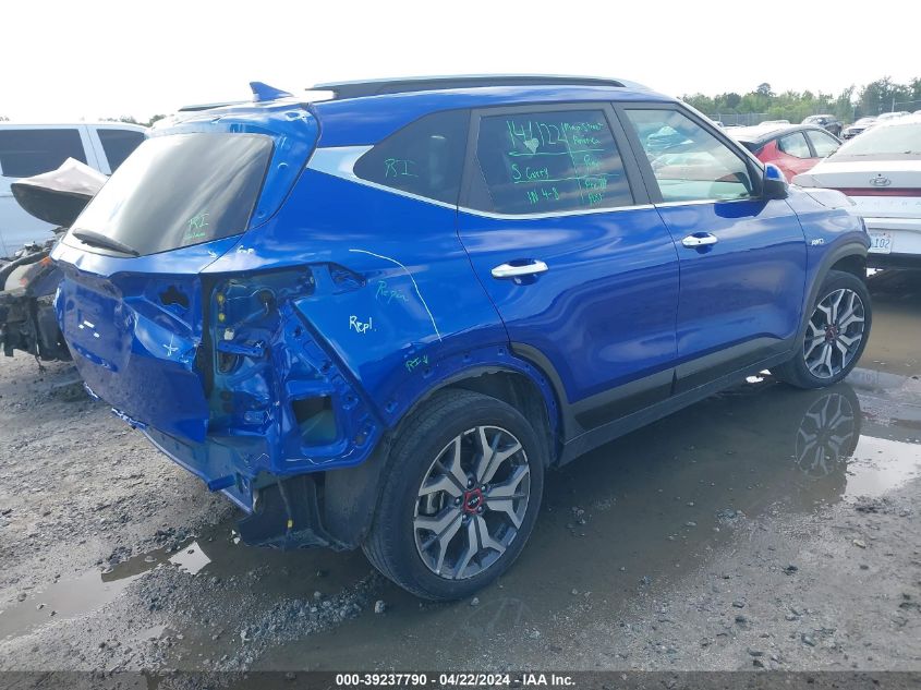 2022 Kia Seltos Sx Turbo VIN: KNDETCA20N7578765 Lot: 39237790