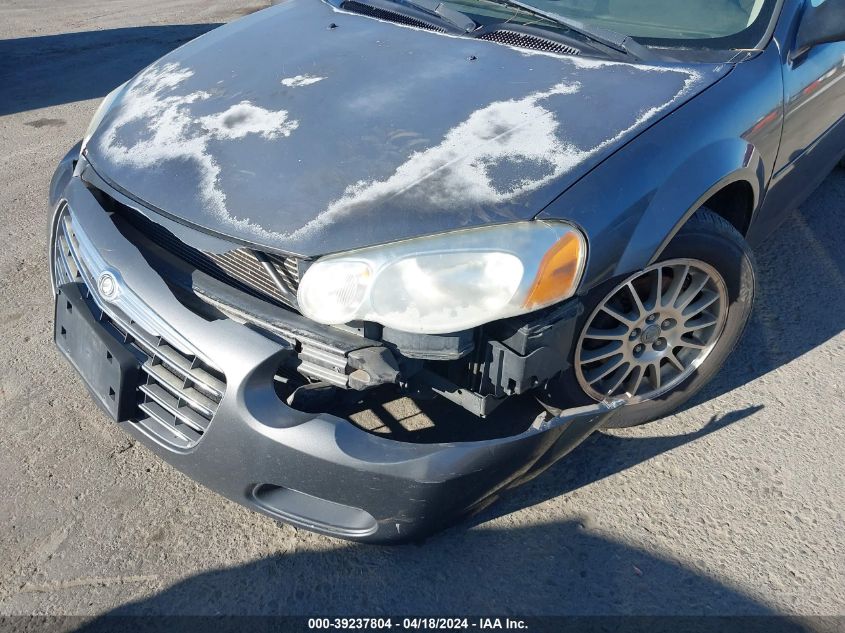 2005 Chrysler Sebring VIN: 1C3EL46J75N568393 Lot: 39237804