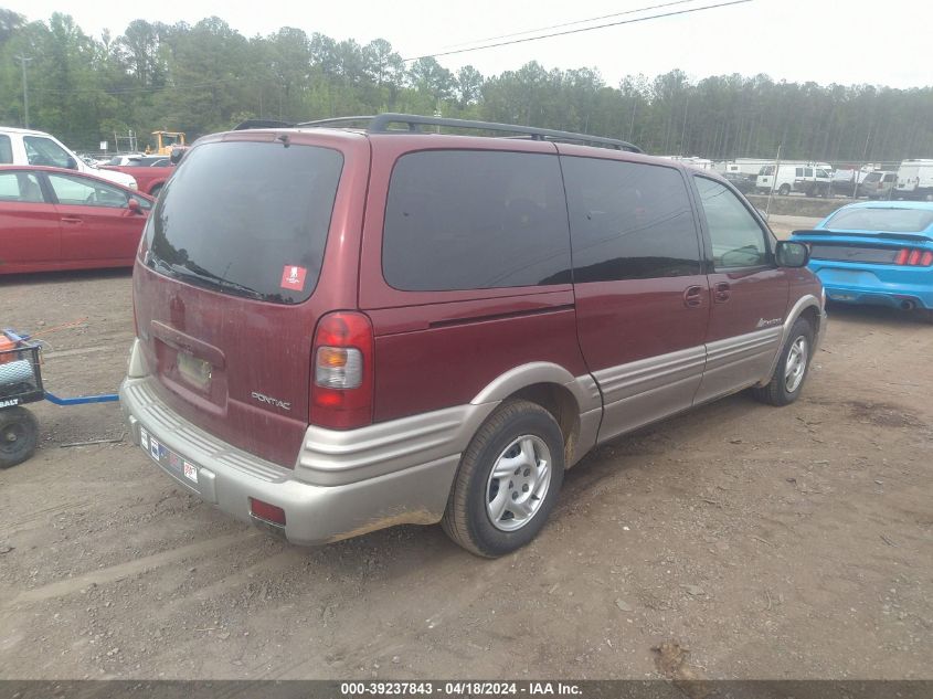 1999 Pontiac Montana VIN: 1GMDX03E5XD330199 Lot: 39237843