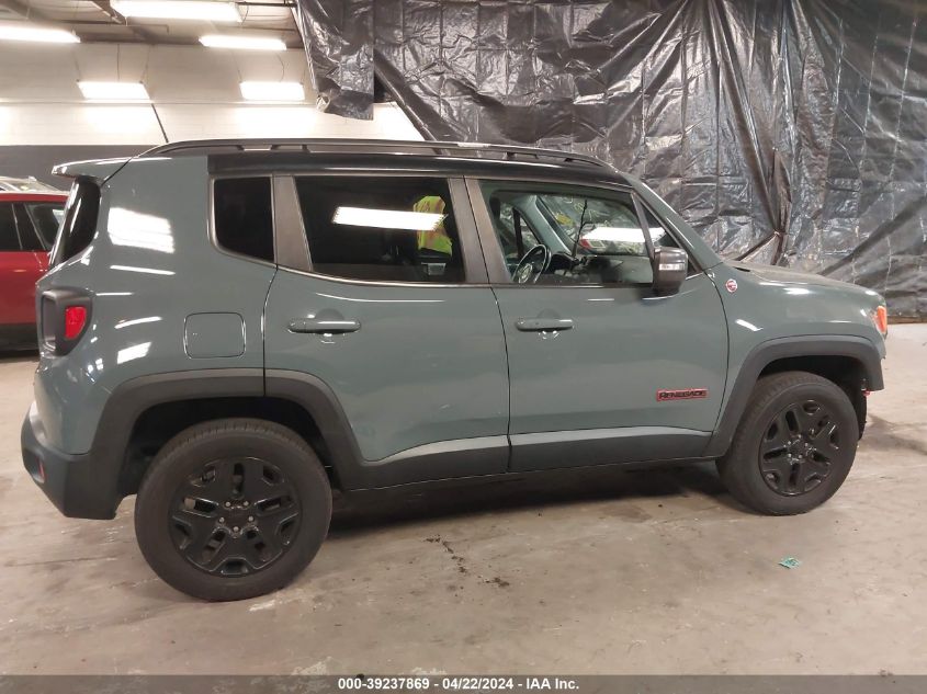 2018 Jeep Renegade Trailhawk 4X4 VIN: ZACCJBCB7JPJ02259 Lot: 39237869