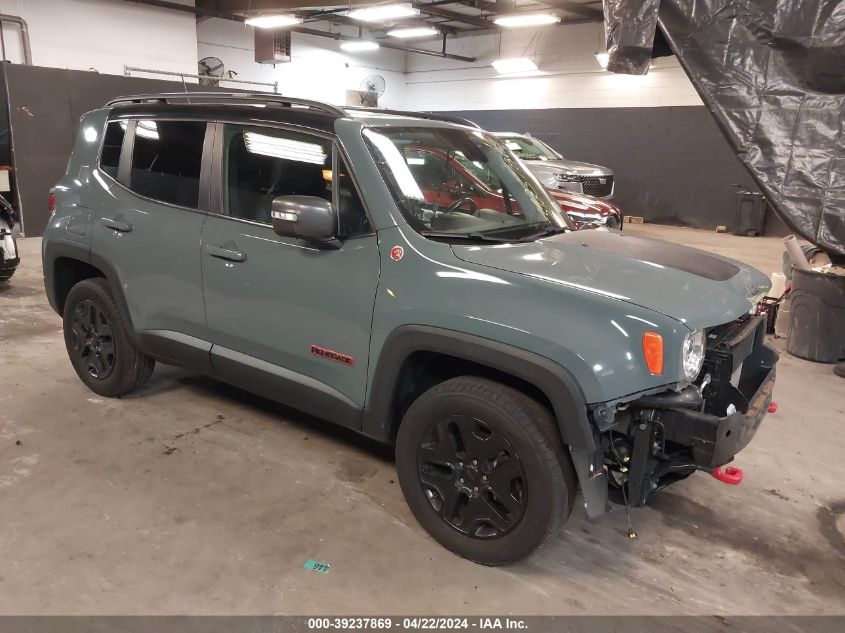 2018 Jeep Renegade Trailhawk 4X4 VIN: ZACCJBCB7JPJ02259 Lot: 39237869