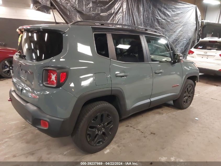 2018 Jeep Renegade Trailhawk 4X4 VIN: ZACCJBCB7JPJ02259 Lot: 39237869