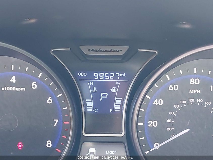 2015 Hyundai Veloster Turbo VIN: KMHTC6AE9FU237777 Lot: 39237895