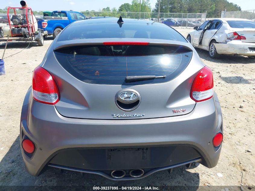 2015 Hyundai Veloster Turbo VIN: KMHTC6AE9FU237777 Lot: 39237895