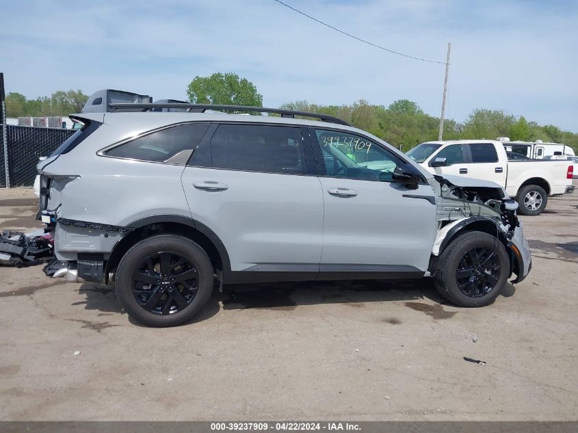 2023 Kia Sorento X-Line S VIN: 5XYRLDLC3PG195012 Lot: 39237909