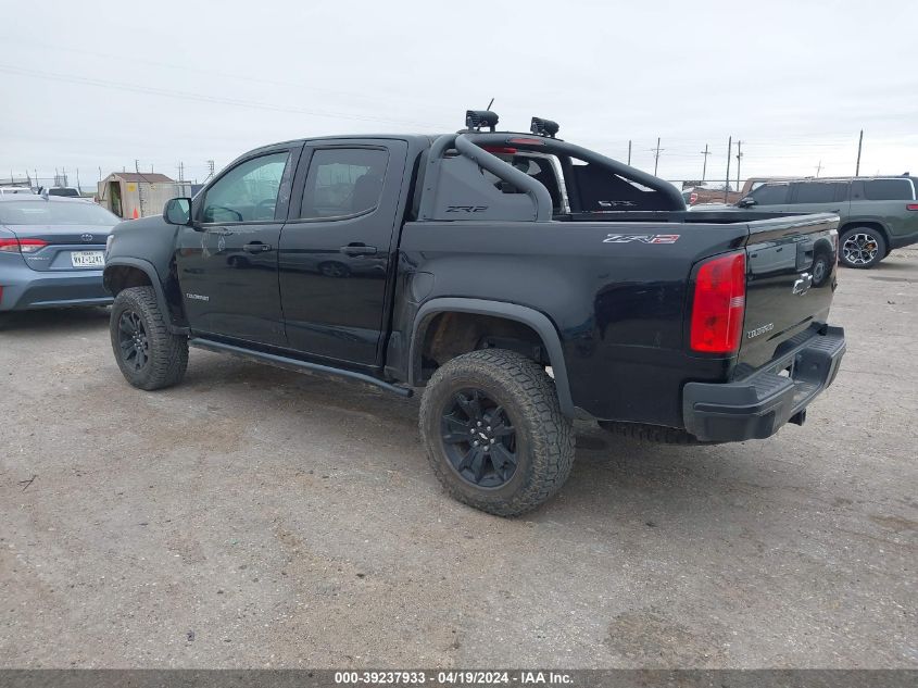 2018 Chevrolet Colorado Zr2 VIN: 1GCPTEE16J1191729 Lot: 39237933