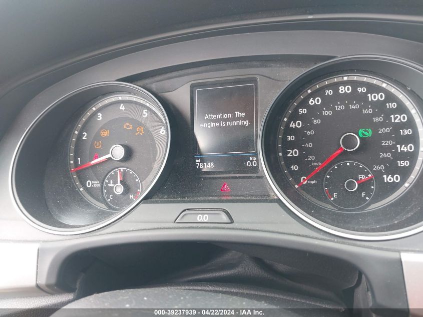 2018 Volkswagen Atlas 3.6L V6 Se W/Technology VIN: 1V2FR2CA7JC563965 Lot: 39237939