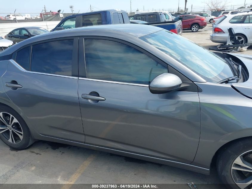 2022 Nissan Sentra Sv Xtronic Cvt VIN: 3N1AB8CVXNY263567 Lot: 39237963