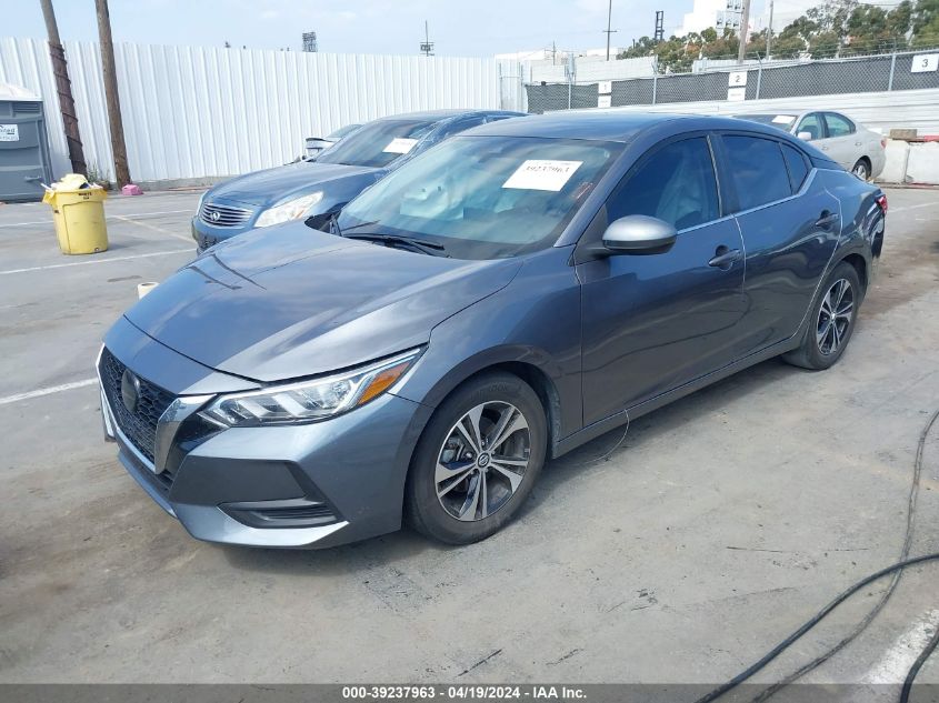 2022 Nissan Sentra Sv Xtronic Cvt VIN: 3N1AB8CVXNY263567 Lot: 39237963