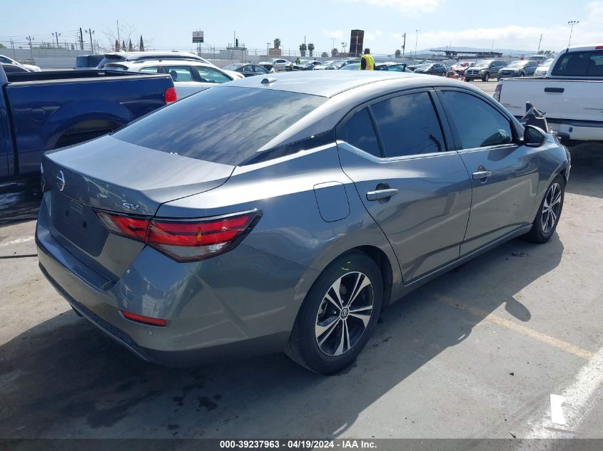 2022 Nissan Sentra Sv Xtronic Cvt VIN: 3N1AB8CVXNY263567 Lot: 39237963