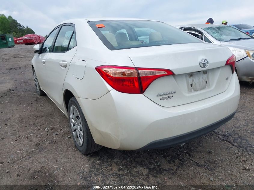 2017 Toyota Corolla Le VIN: 5YFBURHE5HP703676 Lot: 39237967