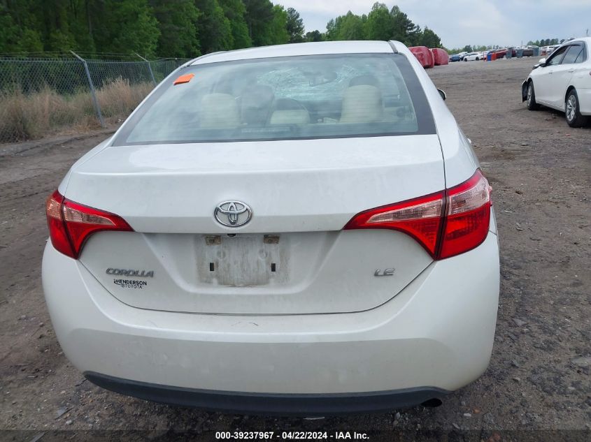 2017 Toyota Corolla Le VIN: 5YFBURHE5HP703676 Lot: 39237967