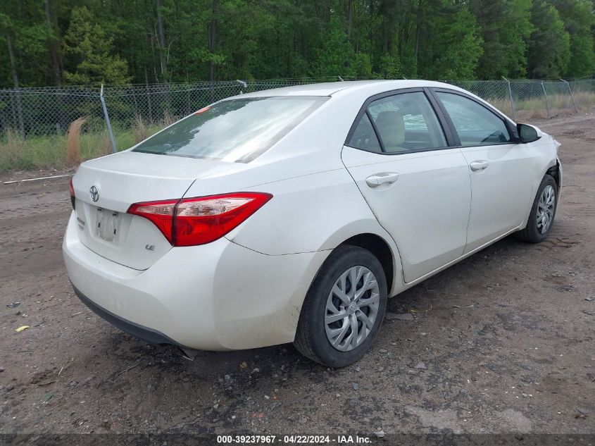 2017 Toyota Corolla Le VIN: 5YFBURHE5HP703676 Lot: 39237967