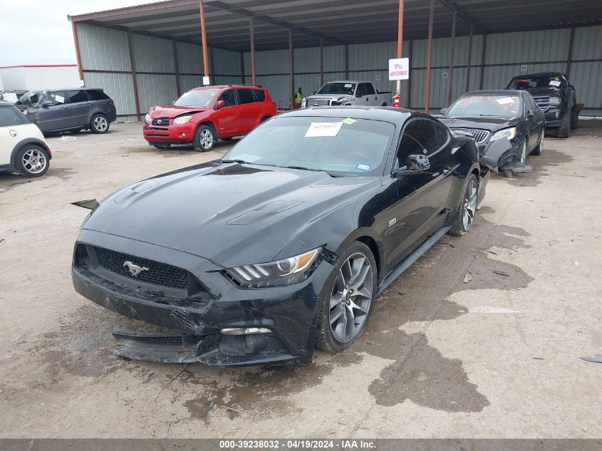 2017 Ford Mustang Gt Premium VIN: 1FA6P8CF2H5237145 Lot: 39238032