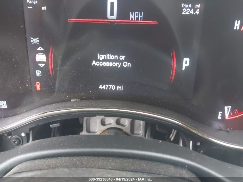 2020 Dodge Durango R/T Rwd VIN: 1C4SDHCT6LC141076 Lot: 39238043