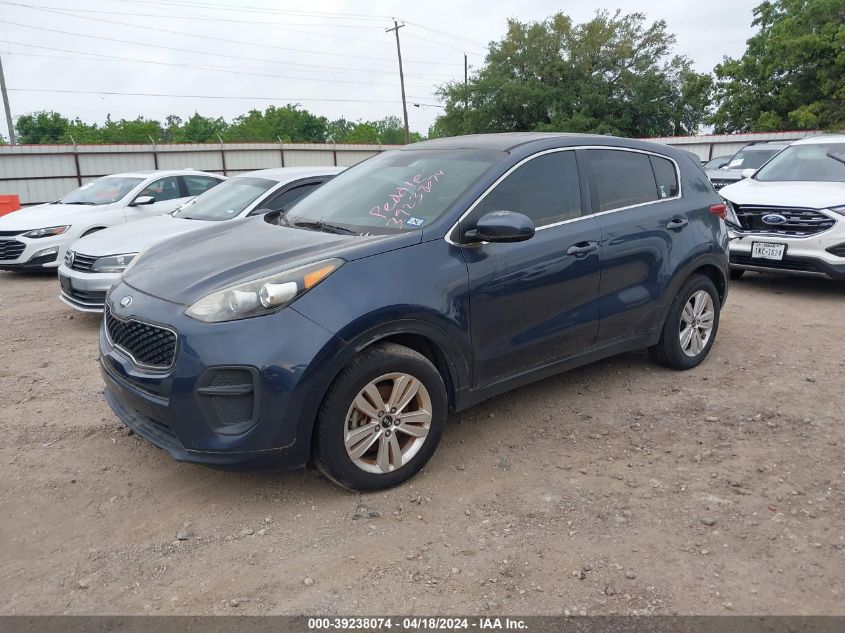 2017 Kia Sportage Lx VIN: KNDPM3AC3H7054005 Lot: 39238074