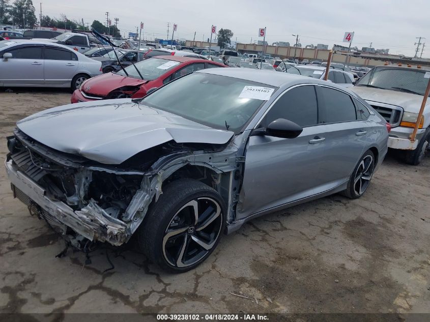 2022 Honda Accord Sport Special Edition VIN: 1HGCV1F48NA09125 Lot: 39238102