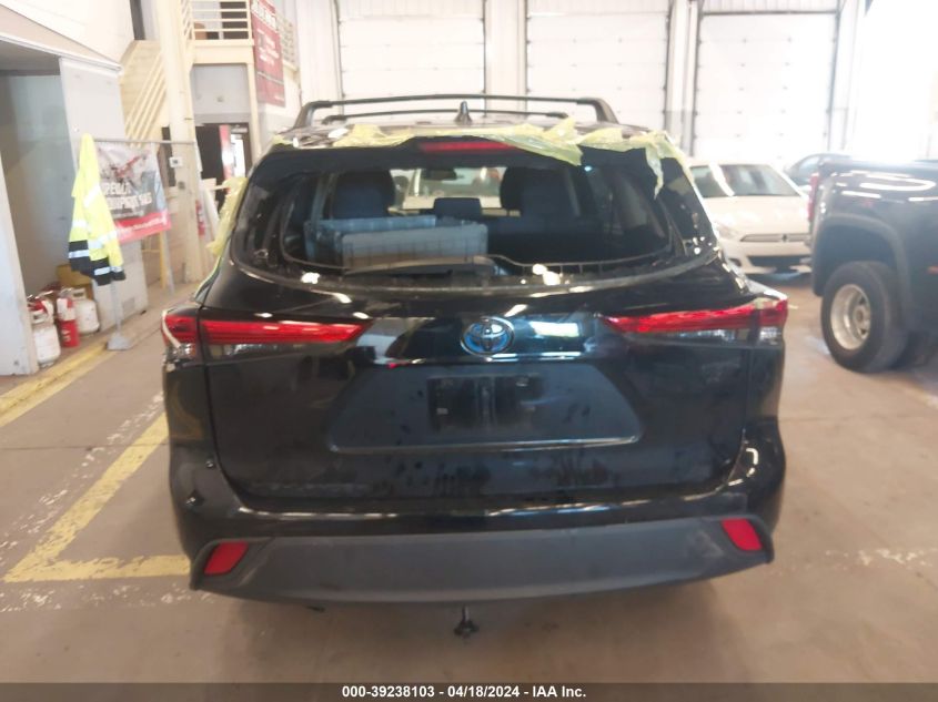 2023 Toyota Highlander Hybrid Le VIN: 5TDBBRCH0PS580494 Lot: 39238103