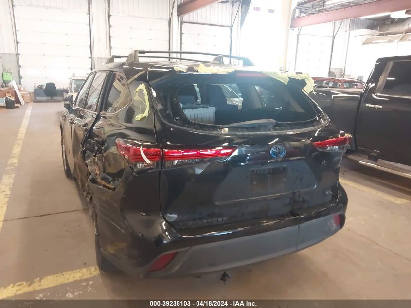 2023 Toyota Highlander Hybrid Le VIN: 5TDBBRCH0PS580494 Lot: 39238103