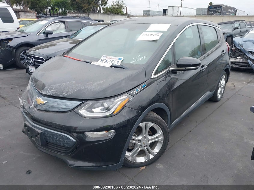 2019 CHEVROLET BOLT EV LT - 1G1FY6S00K4109212