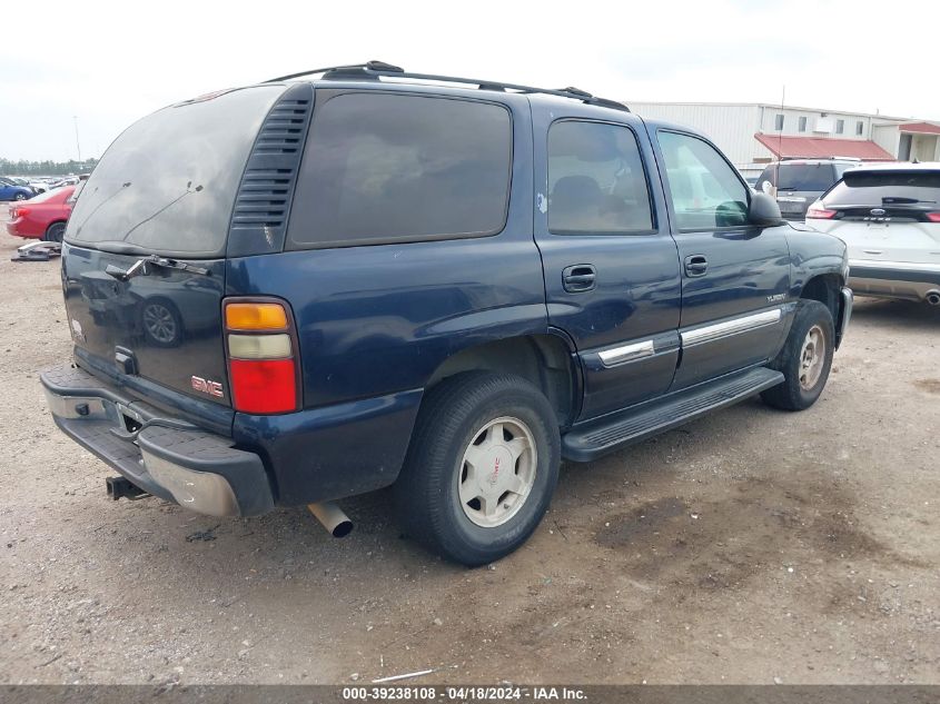 2004 GMC Yukon Sle VIN: 1GKEC13V54R127195 Lot: 39238108