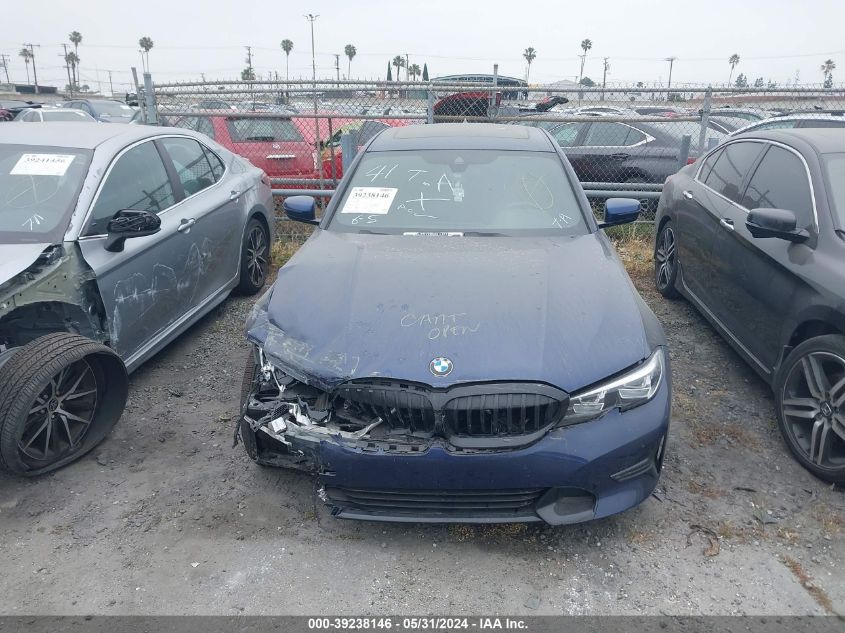 2020 BMW 330I VIN: 3MW5R1J08L8B27781 Lot: 39238146