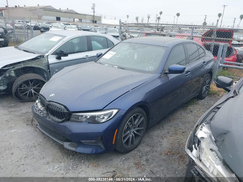 2020 BMW 330I VIN: 3MW5R1J08L8B27781 Lot: 39238146