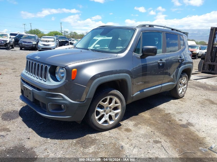 2017 Jeep Renegade Latitude 4X4 VIN: ZACCJBBBXHPE45050 Lot: 39238149