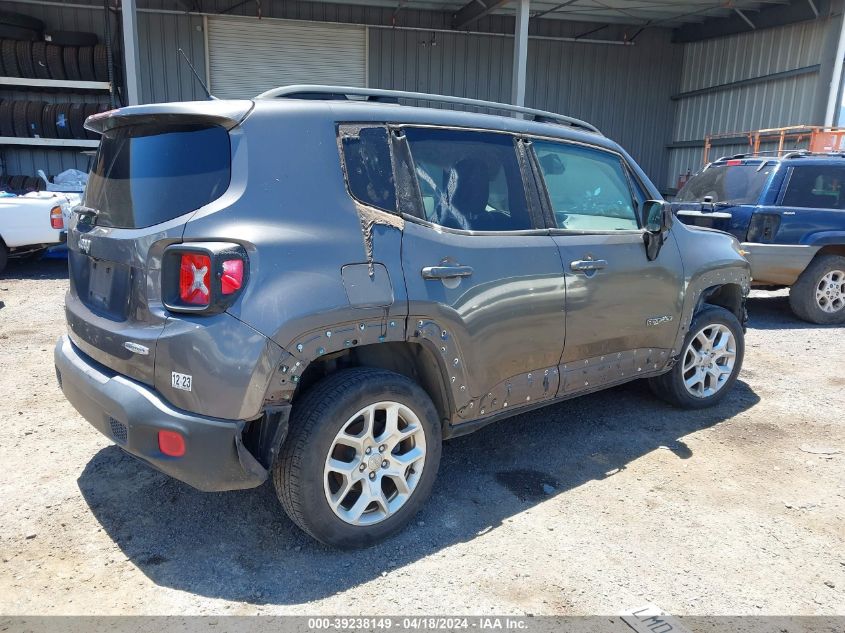 2017 Jeep Renegade Latitude 4X4 VIN: ZACCJBBBXHPE45050 Lot: 39238149