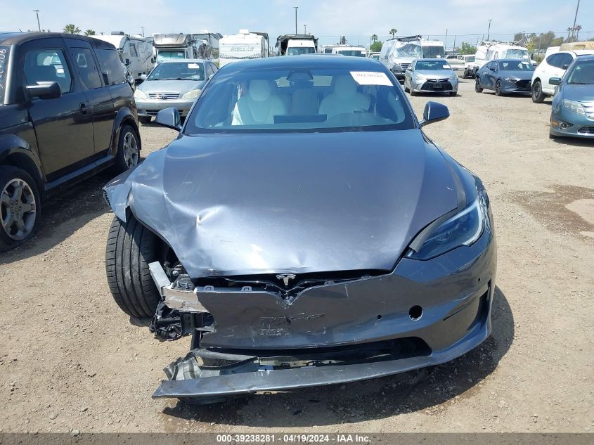 2022 Tesla Model S Dual Motor All-Wheel Drive VIN: 5YJSA1E56NF473443 Lot: 39238281