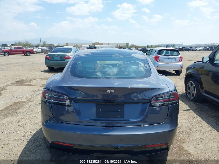 2022 Tesla Model S Dual Motor All-Wheel Drive VIN: 5YJSA1E56NF473443 Lot: 39238281