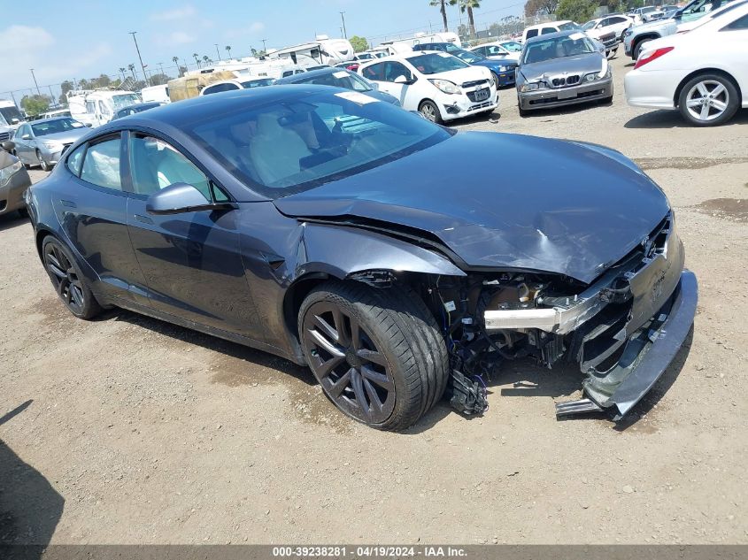 2022 Tesla Model S Dual Motor All-Wheel Drive VIN: 5YJSA1E56NF473443 Lot: 39238281