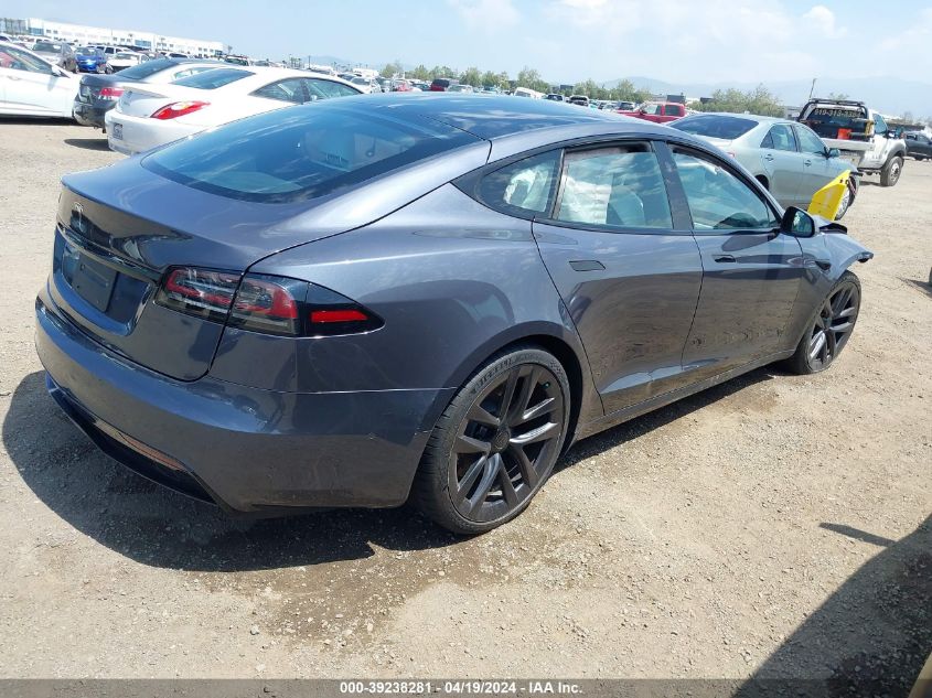 2022 Tesla Model S Dual Motor All-Wheel Drive VIN: 5YJSA1E56NF473443 Lot: 39238281