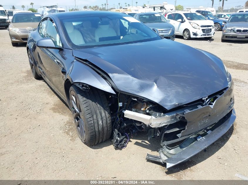 2022 Tesla Model S Dual Motor All-Wheel Drive VIN: 5YJSA1E56NF473443 Lot: 39238281