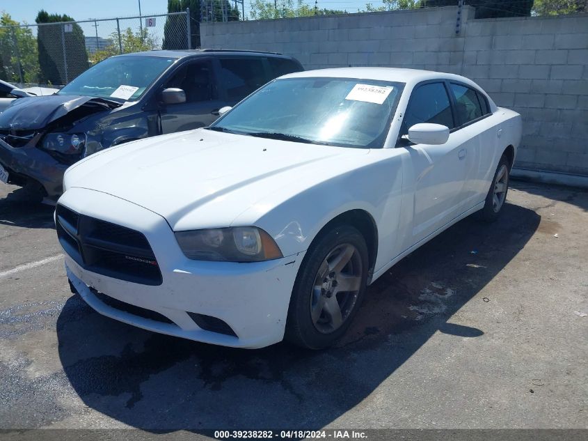 2013 Dodge Charger Police VIN: 2C3CDXAT9DH714055 Lot: 39238282