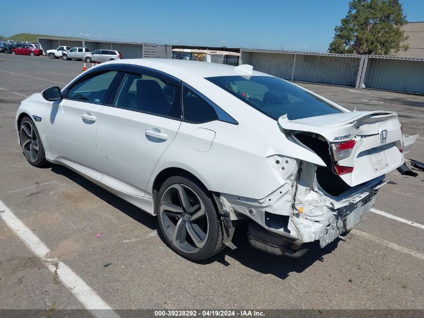 2018 Honda Accord Sport VIN: 1HGCV1F37JA188373 Lot: 39238292