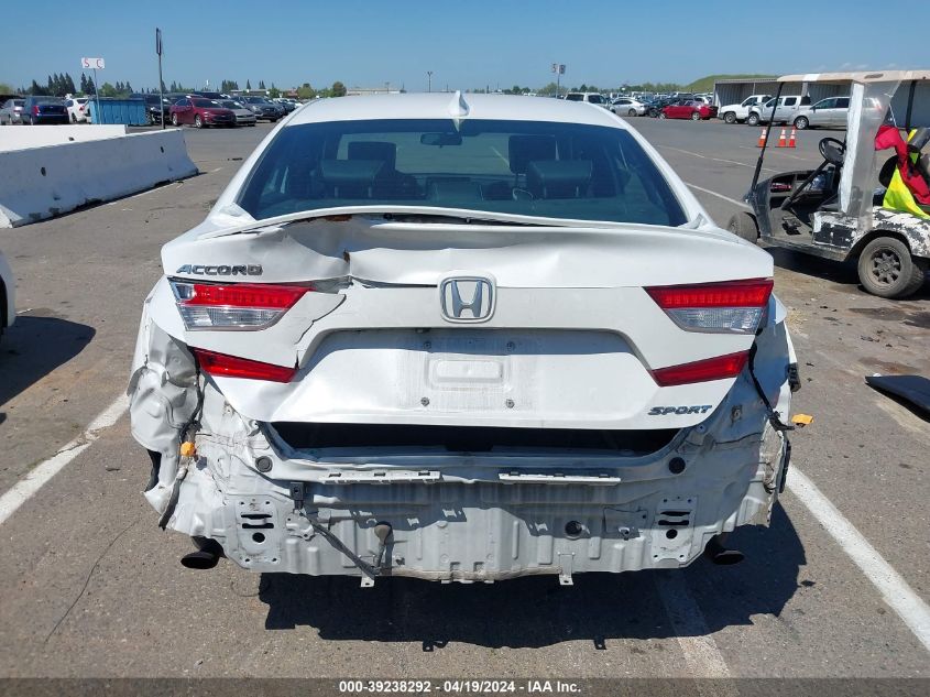 2018 Honda Accord Sport VIN: 1HGCV1F37JA188373 Lot: 39238292