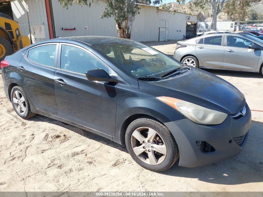 2013 Hyundai Elantra Gls VIN: KMHDH4AE1DU593731 Lot: 39238294