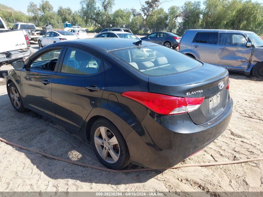 2013 Hyundai Elantra Gls VIN: KMHDH4AE1DU593731 Lot: 39238294