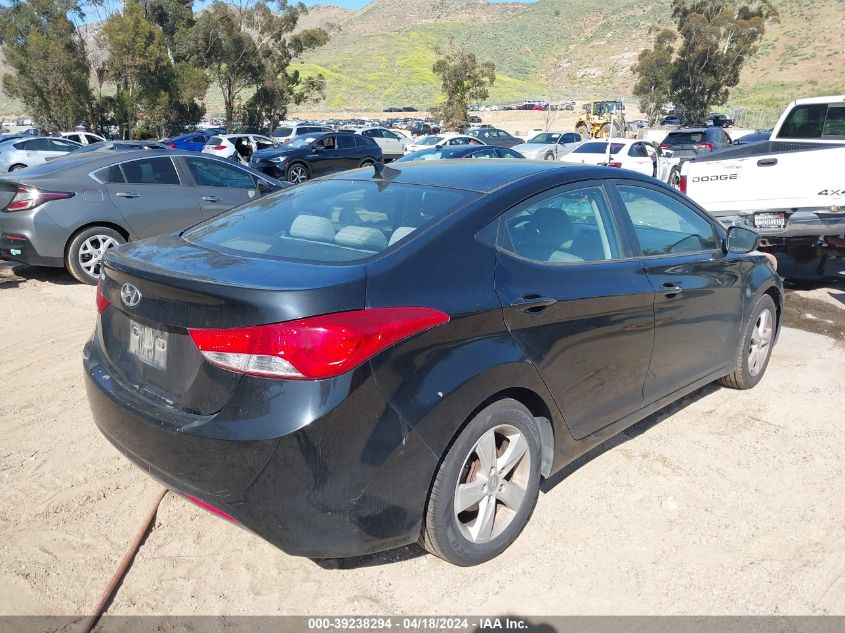2013 Hyundai Elantra Gls VIN: KMHDH4AE1DU593731 Lot: 39238294